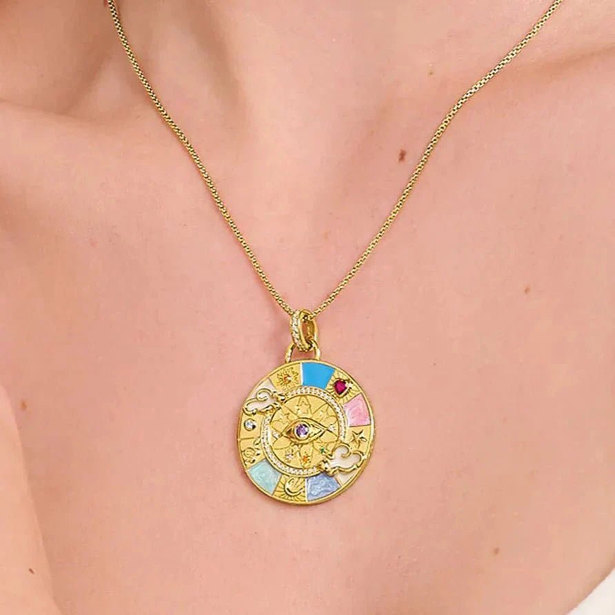 Top Trending Necklaces in the UK: Palm & Red Chili Heart Pendant, Gold-Plated Double Layer & More - Oreela