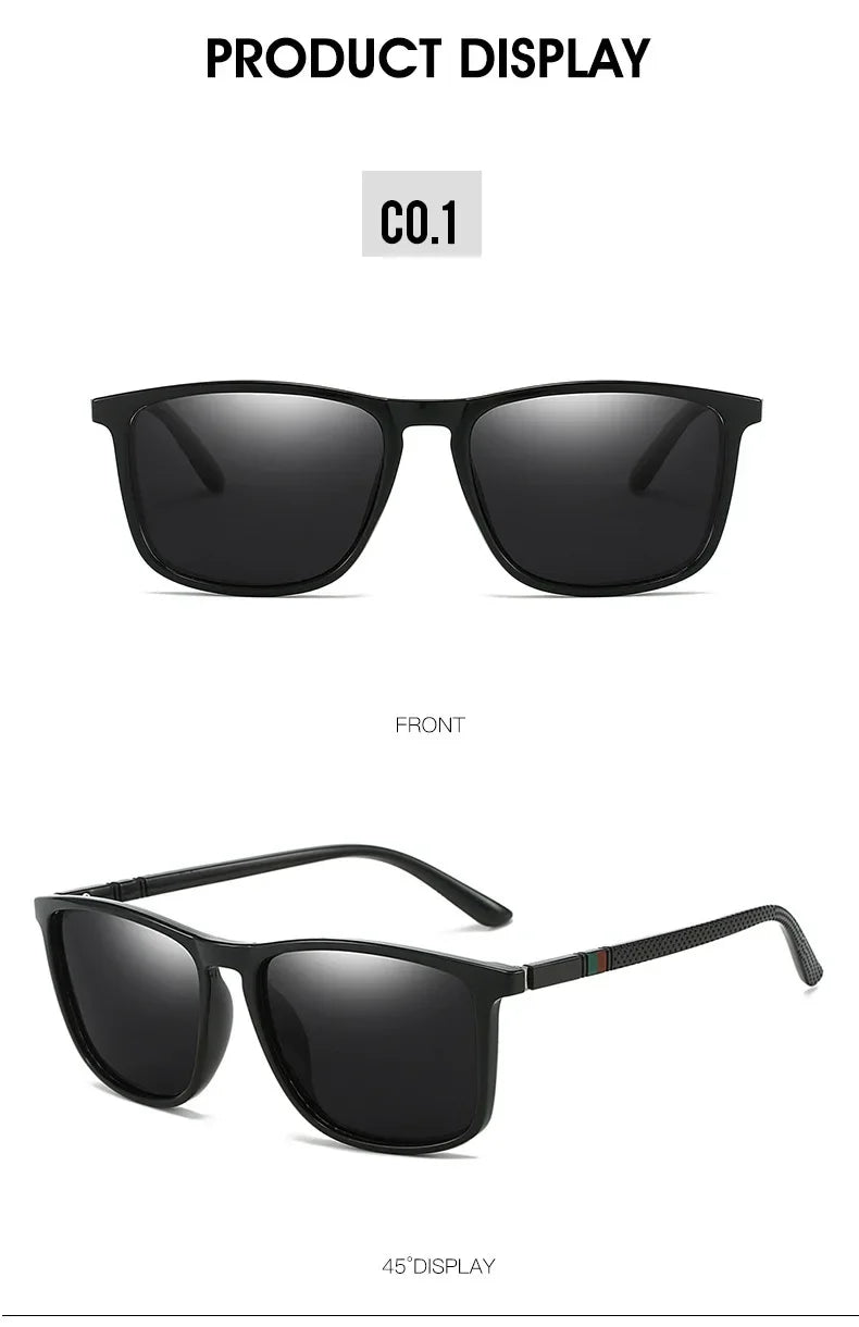 2025 New Men's Polarized Sunglasses Square Frame - Oreela