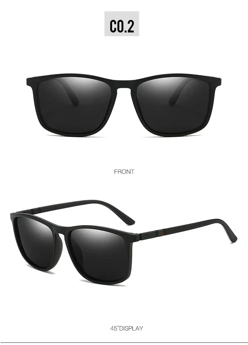 2025 New Men's Polarized Sunglasses Square Frame - Oreela