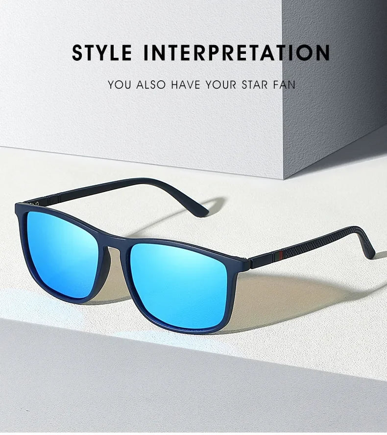 2025 New Men's Polarized Sunglasses Square Frame - Oreela