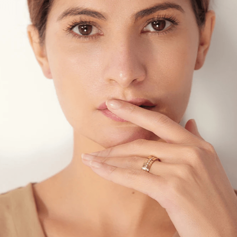Sparkling Ring Stack - Oreela