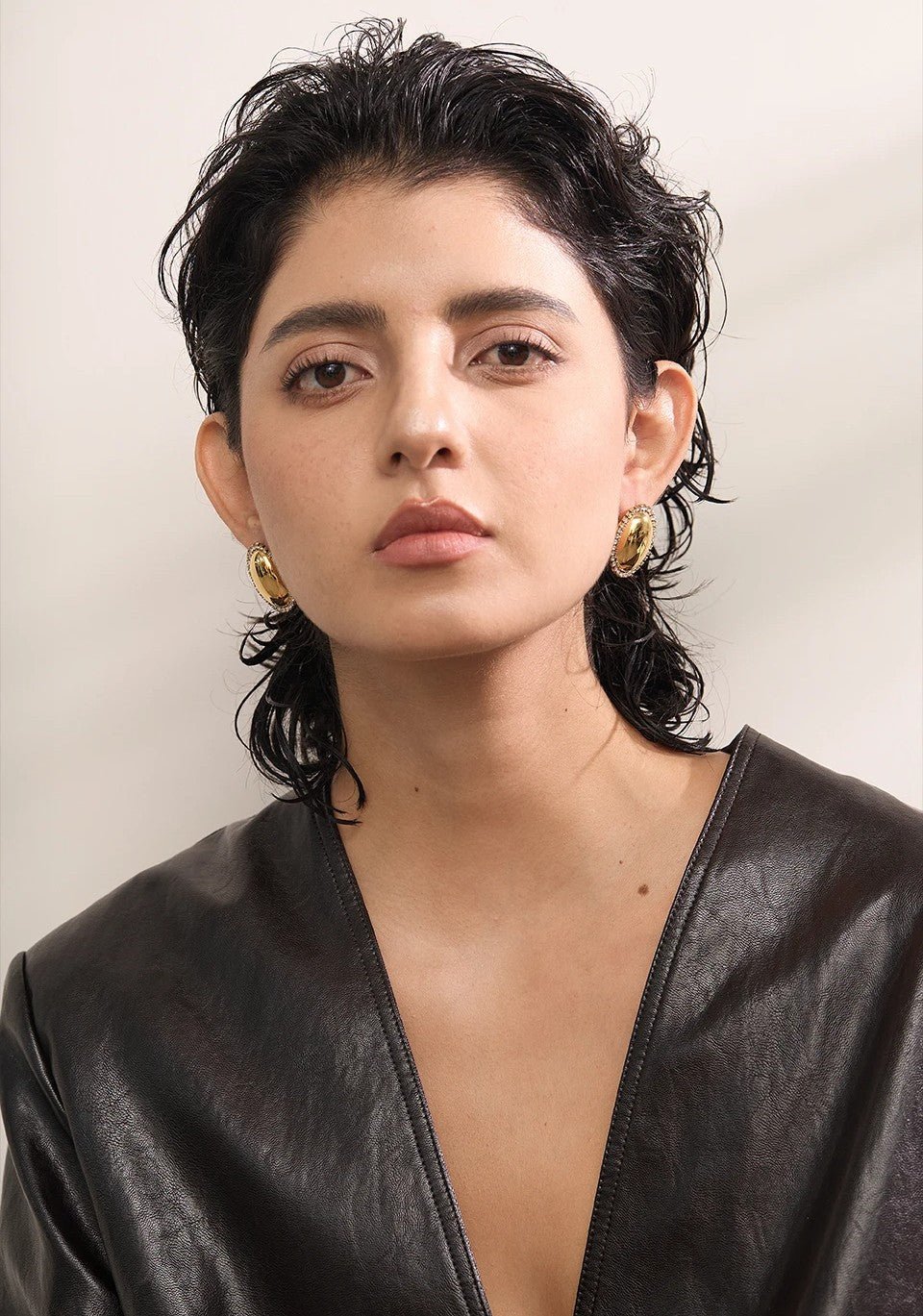 Oval Stud Earrings - Oreela