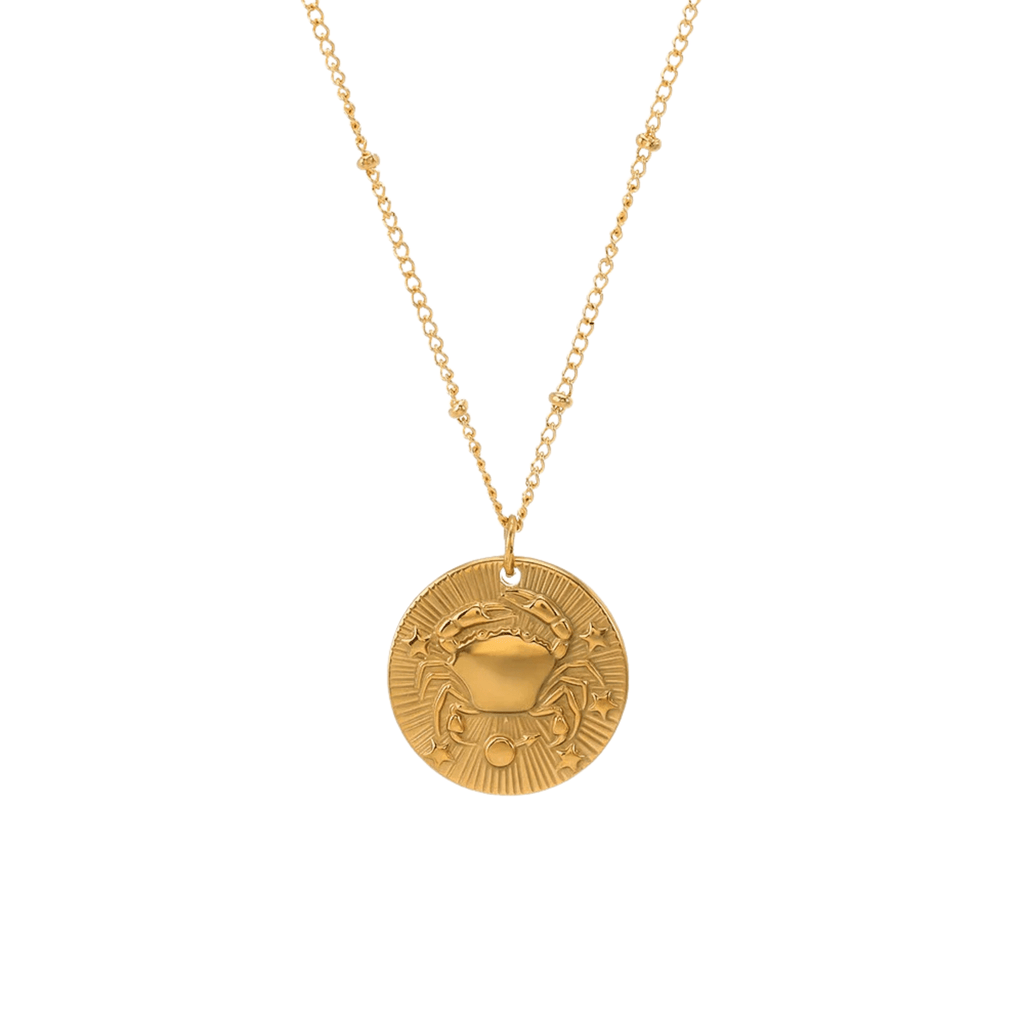 Zodiac Golden Amulet Necklace - Oreela