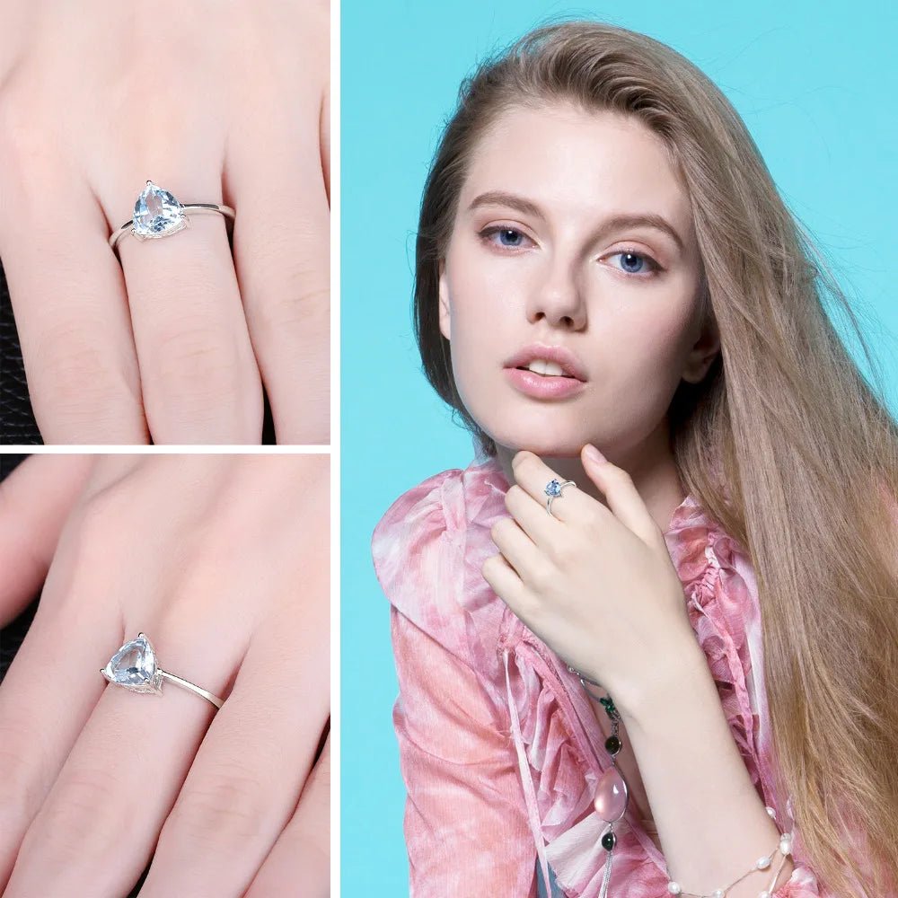 Blue Topaz Ring - Oreela