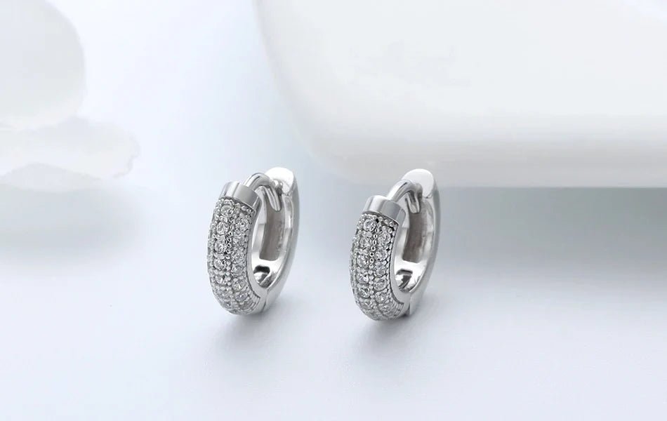 Sterling Silver Hoop Earrings - Oreela