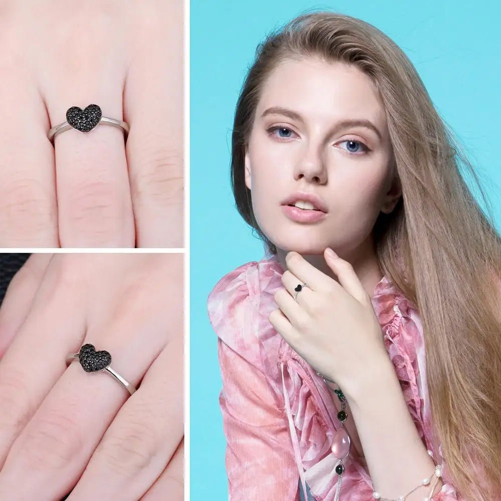 Silver Midnight Ring - Oreela