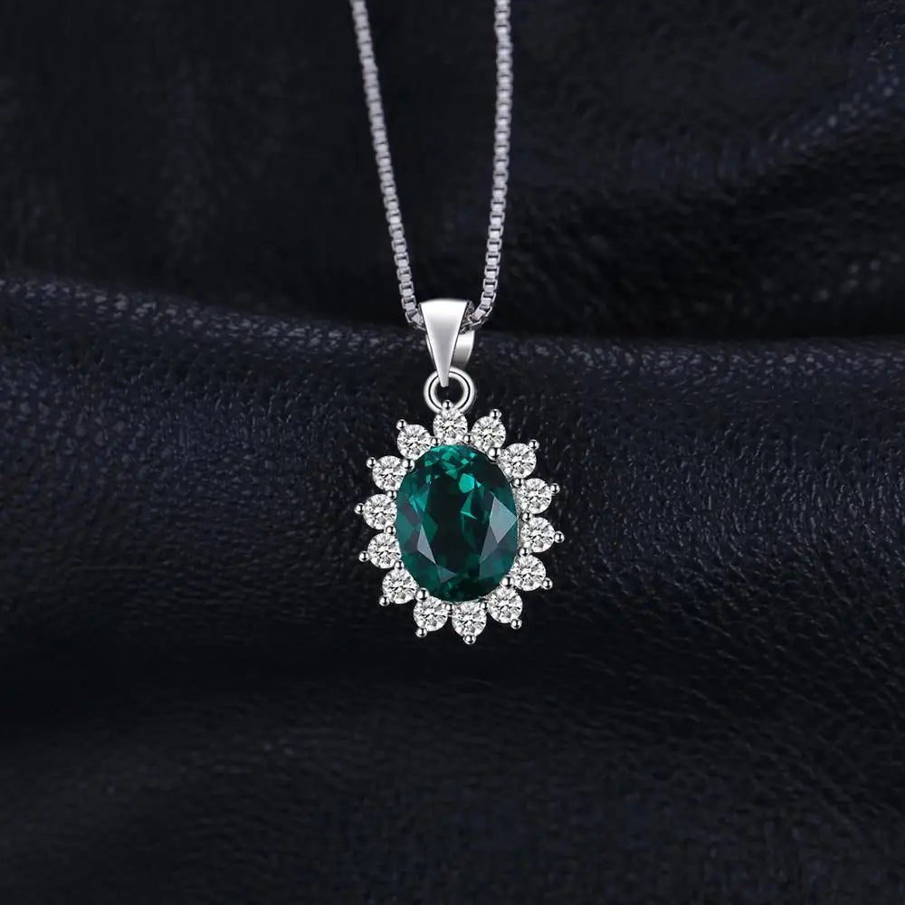 Elara Emerald Pendant - Oreela