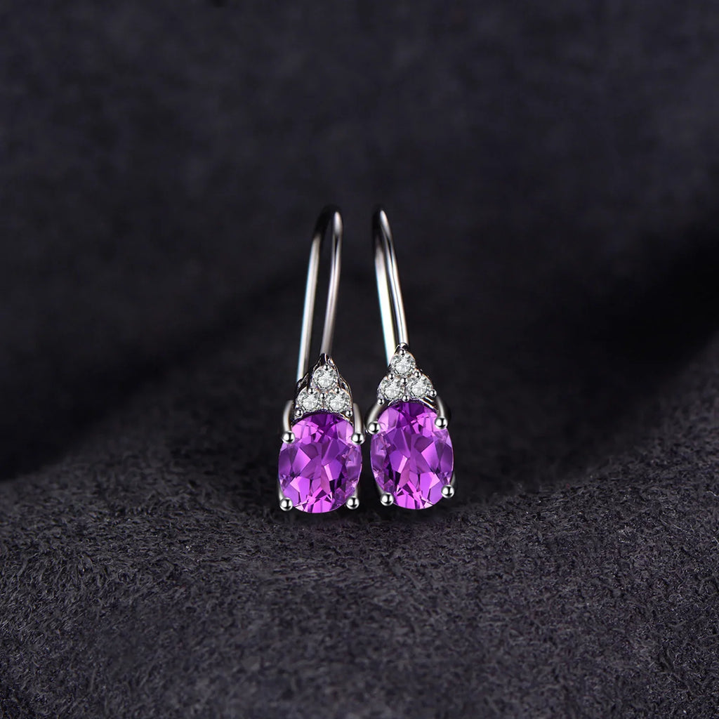 Amethyst Earrings - Oreela