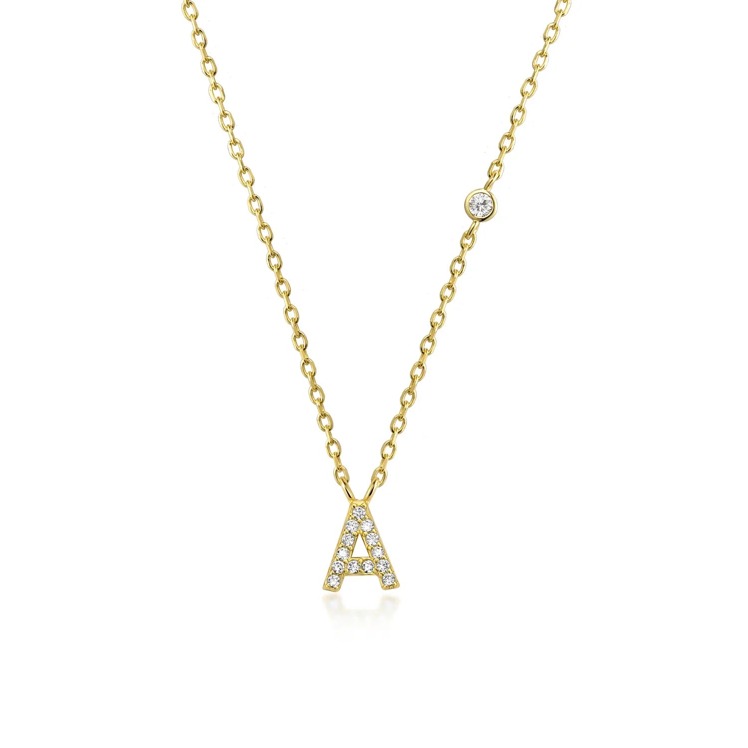 Mono Initial Necklace - Oreela