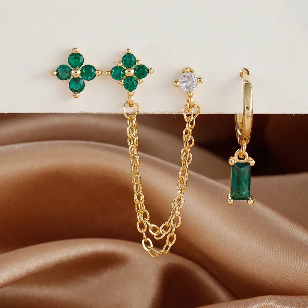 Birthstone Earrings Set - Oreela