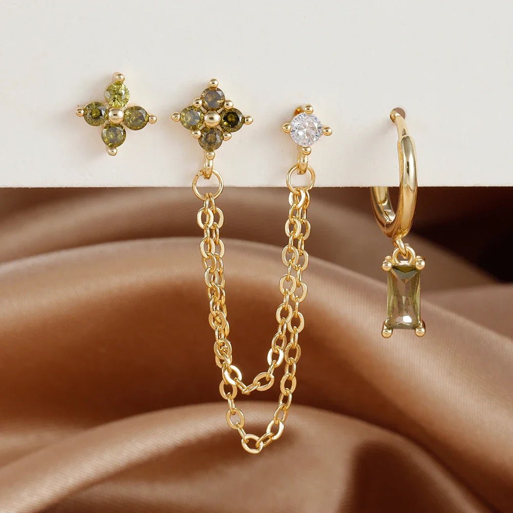 Birthstone Earrings Set - Oreela