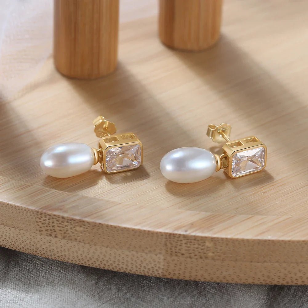 Baroque Pearl Earrings - Oreela