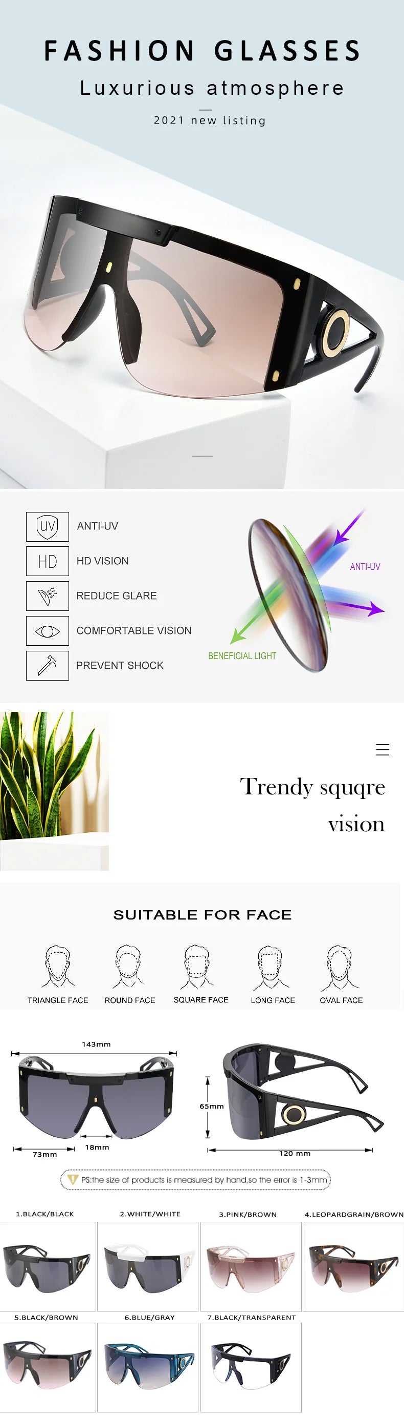 Rimless Sunglasses for Women. Luxury Designer High Quality Sun Glasses Trending Shades UV400