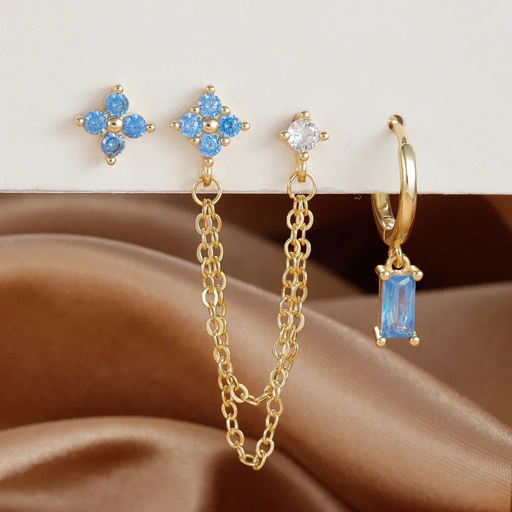 Birthstone Earrings Set - Oreela
