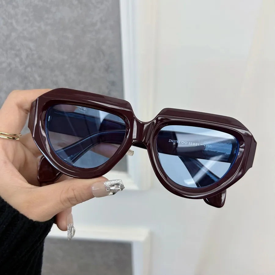 Casual Vintage Square Sunglasses For Women