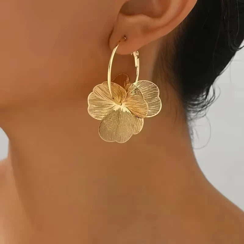 Golden Blossom Earrings