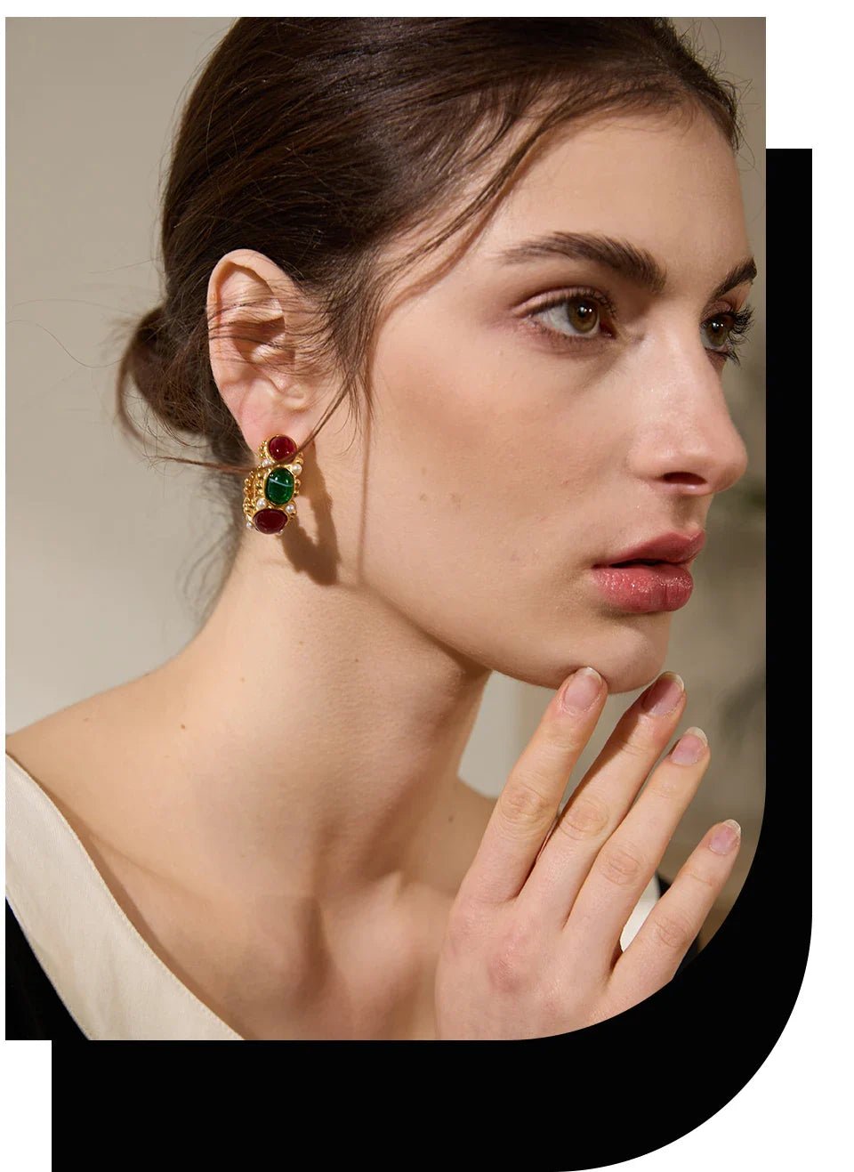 Vintage - Inspired Imitation Pearls Bijoux - Oreela