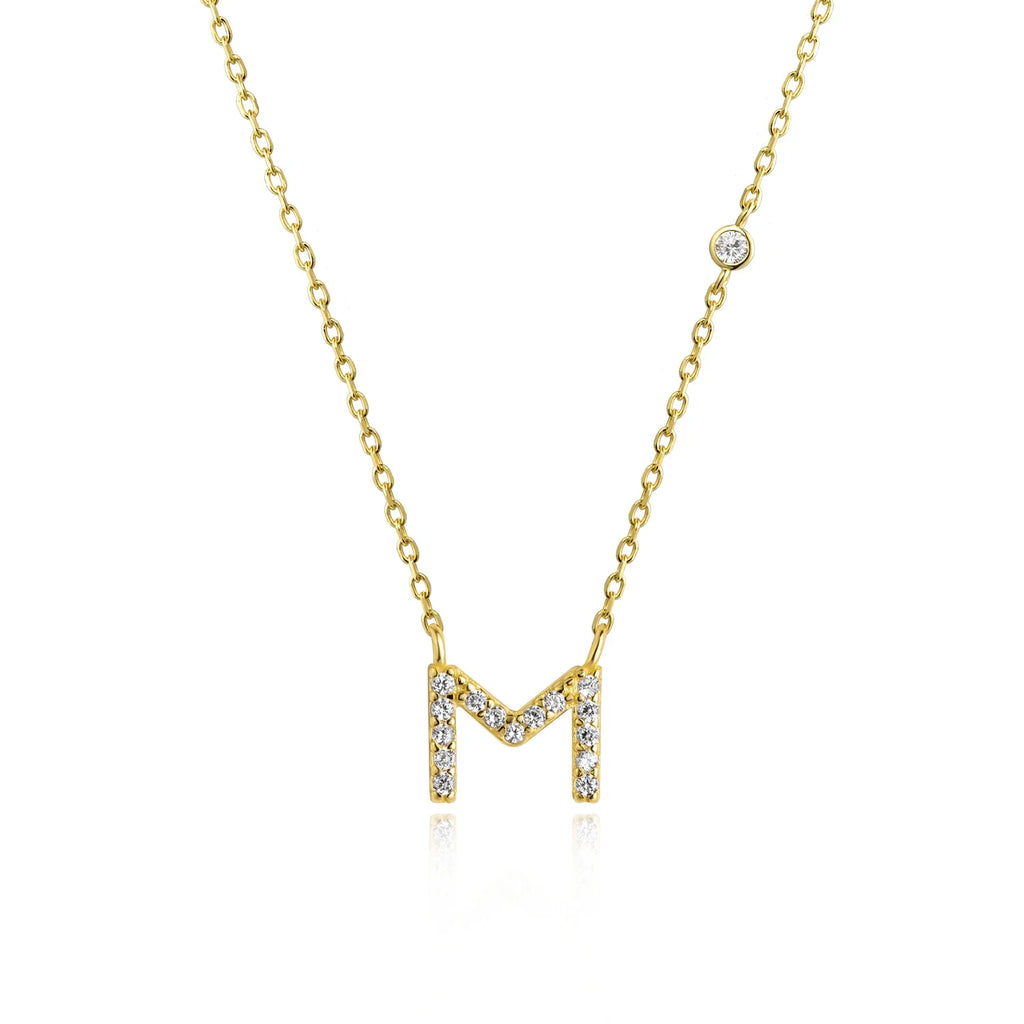 Mono Initial Necklace - Oreela