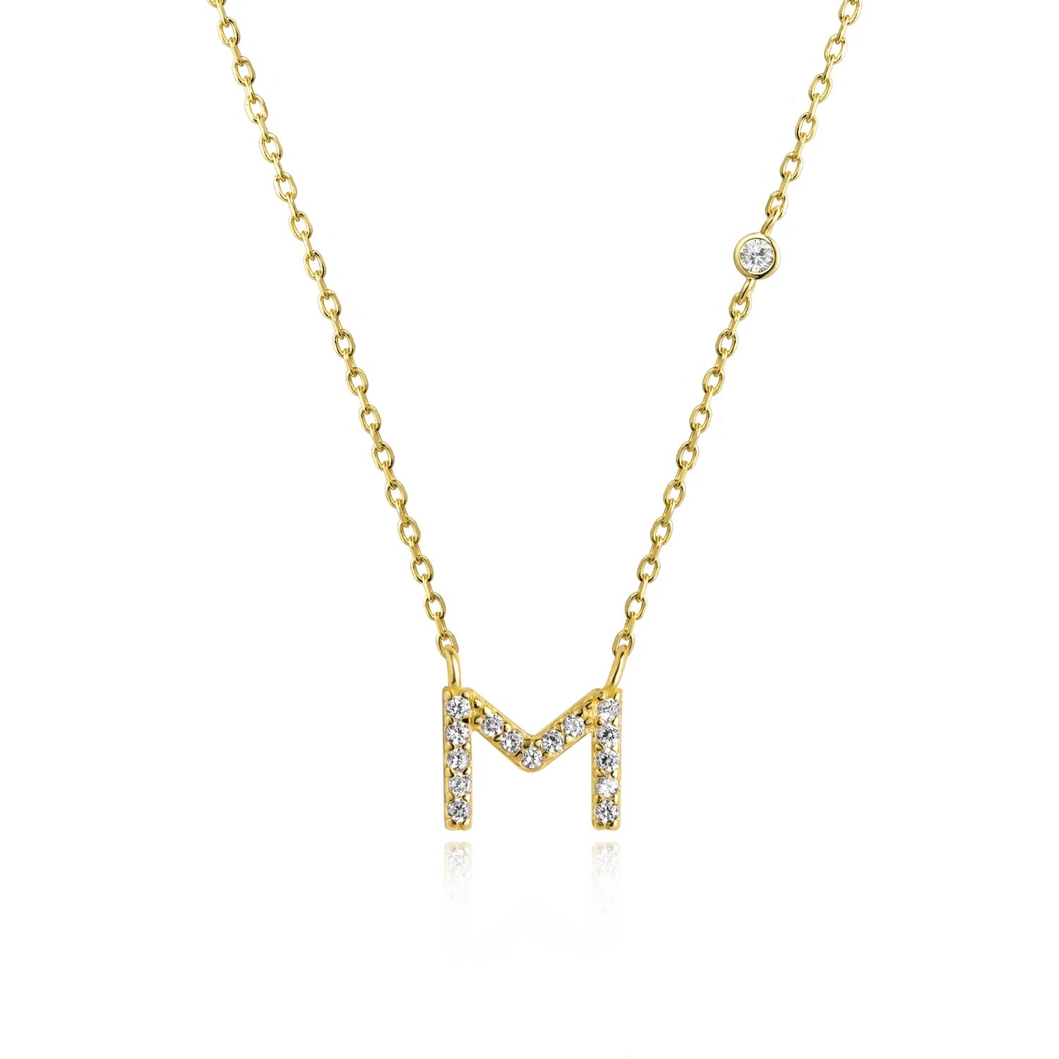 Mono Initial Necklace - Oreela