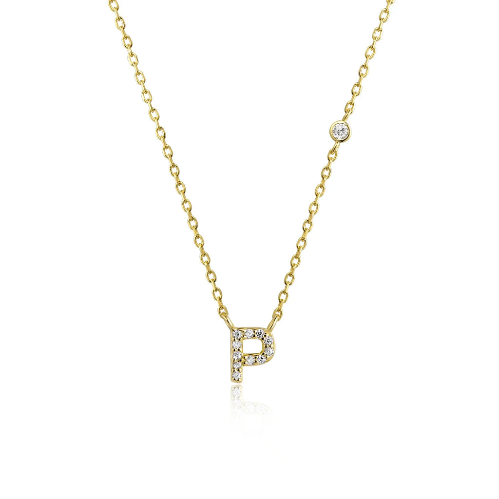 Mono Initial Necklace - Oreela