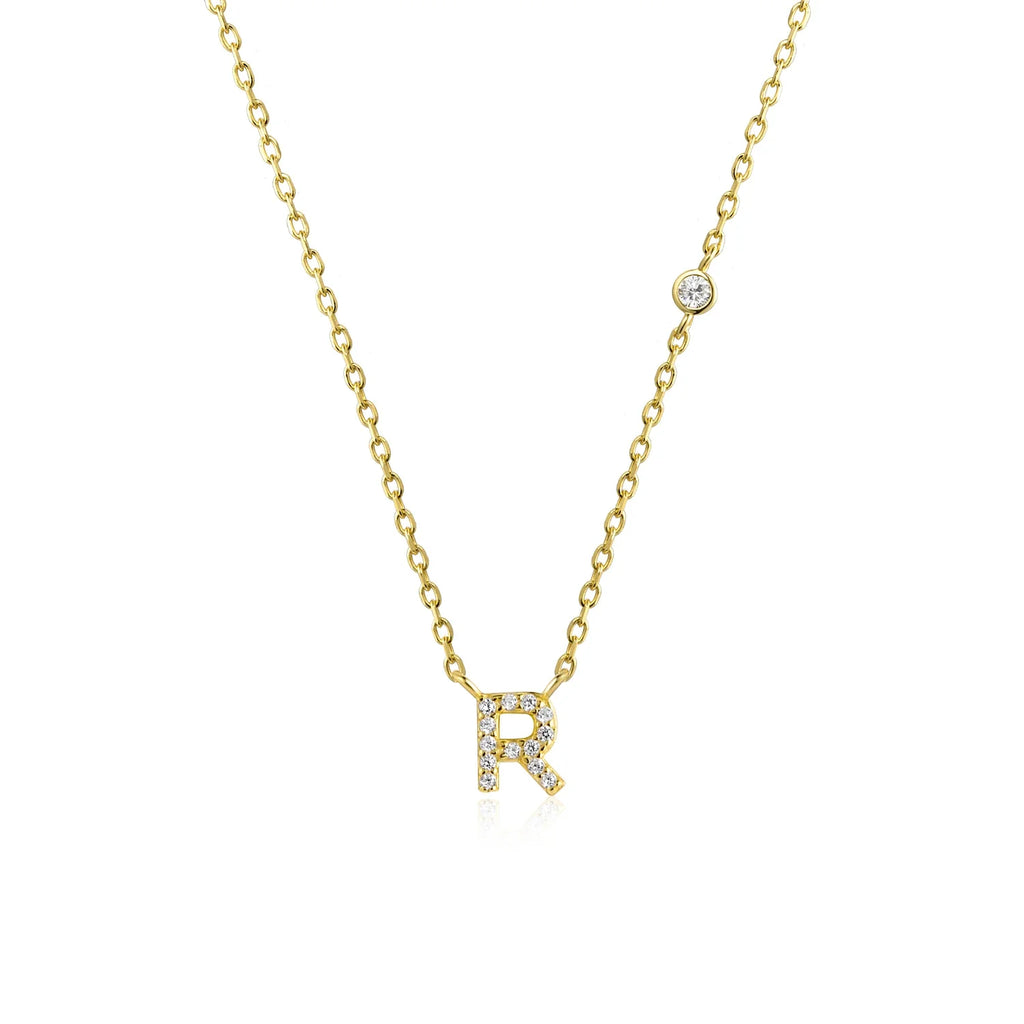 Mono Initial Necklace - Oreela