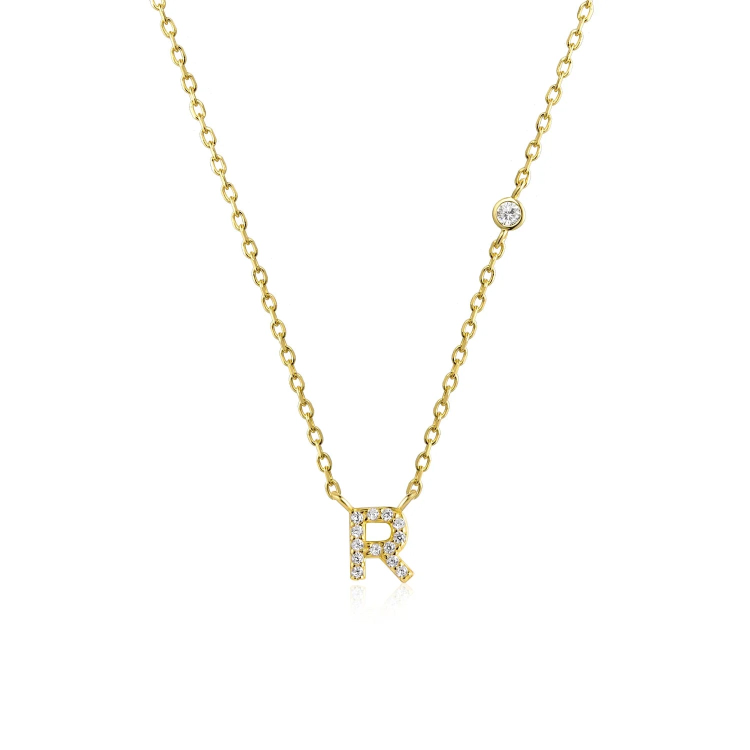 Mono Initial Necklace - Oreela