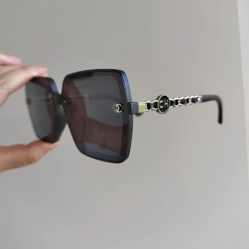 Fashion Sunglasses for Women. Polarized Large Frame Retrp Square  Glasses