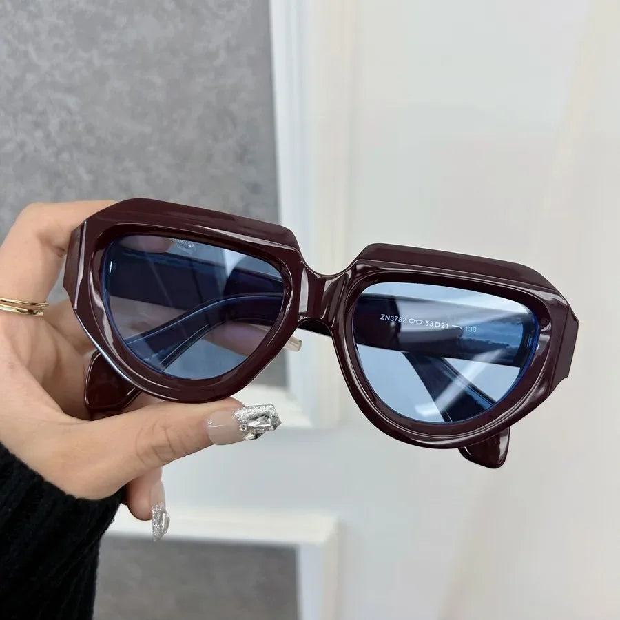 Casual Vintage Square Sunglasses For Women