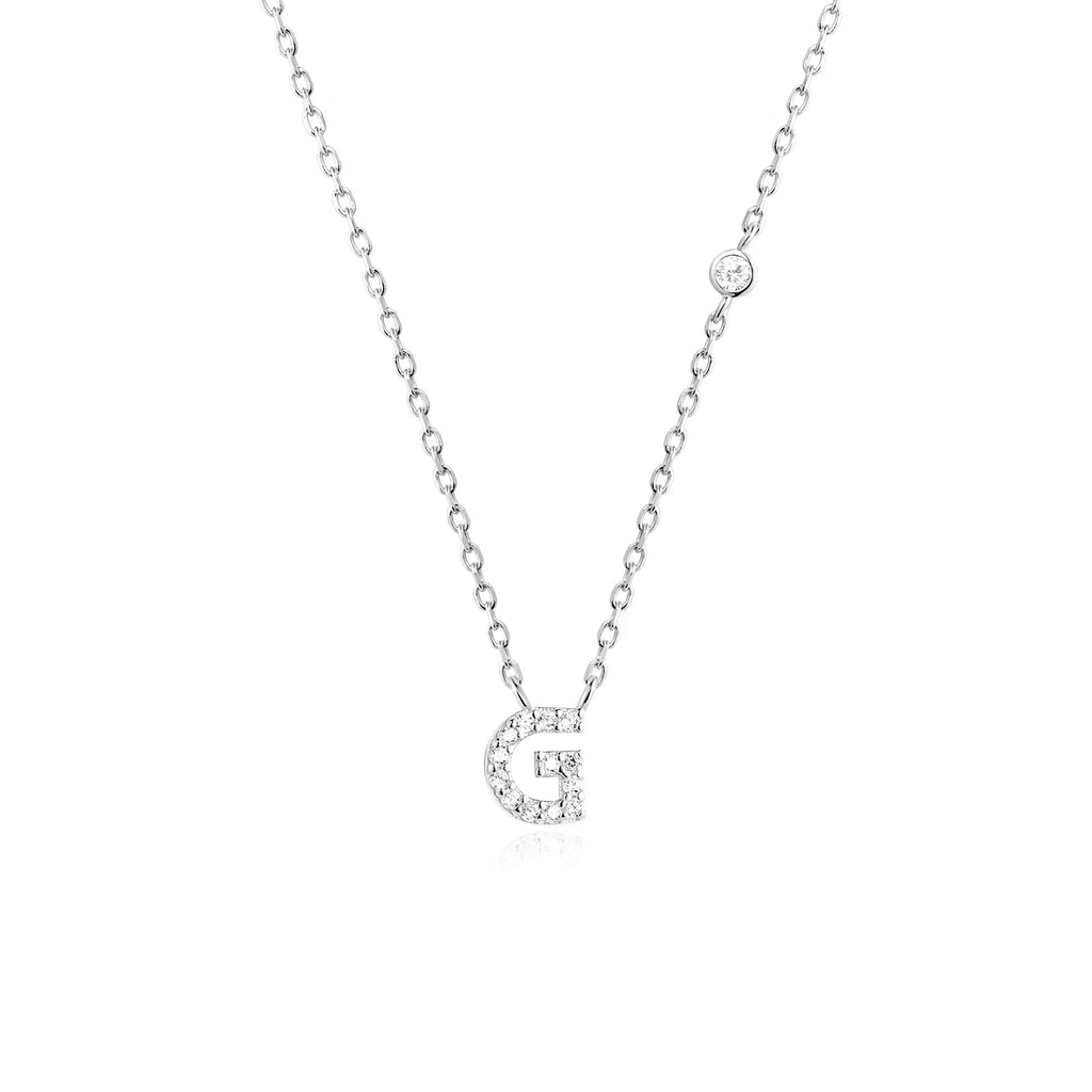 Mono Initial Necklace - Oreela