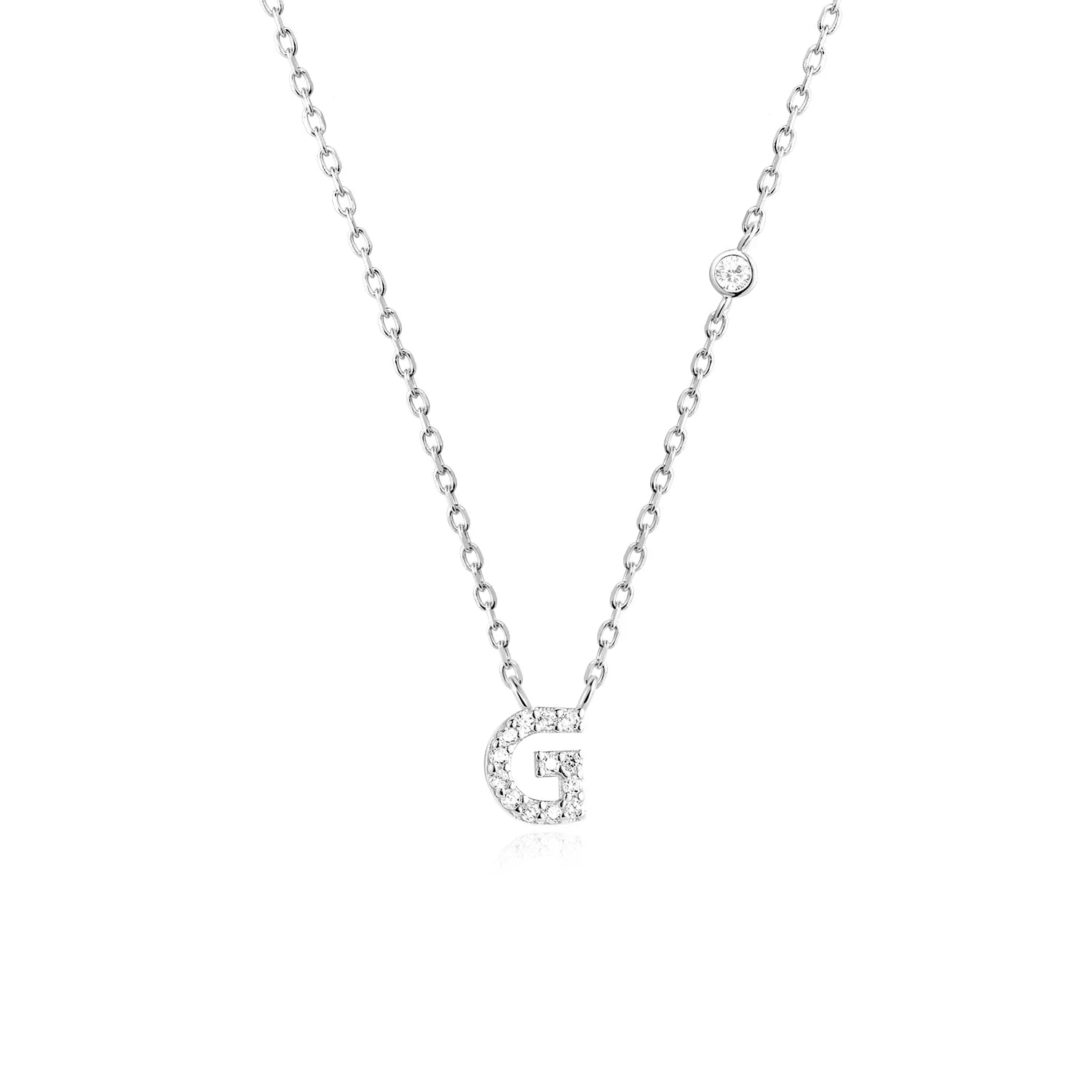 Mono Initial Necklace - Oreela