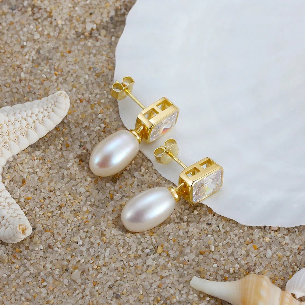 Baroque Pearl Earrings - Oreela