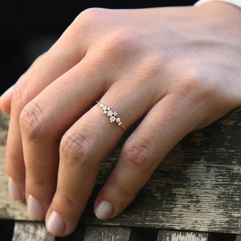 Floral Cluster Ring - Oreela