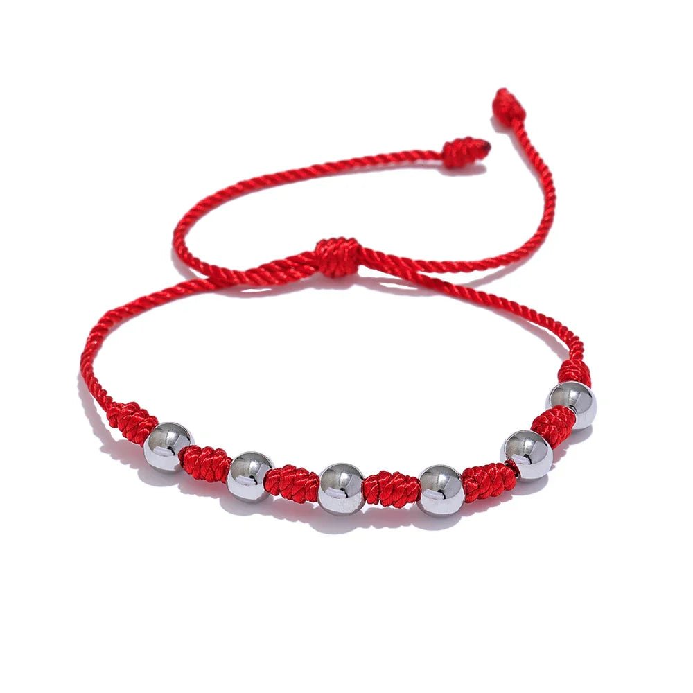 Lucky Handmade Steel Beads Bracelet - Oreela
