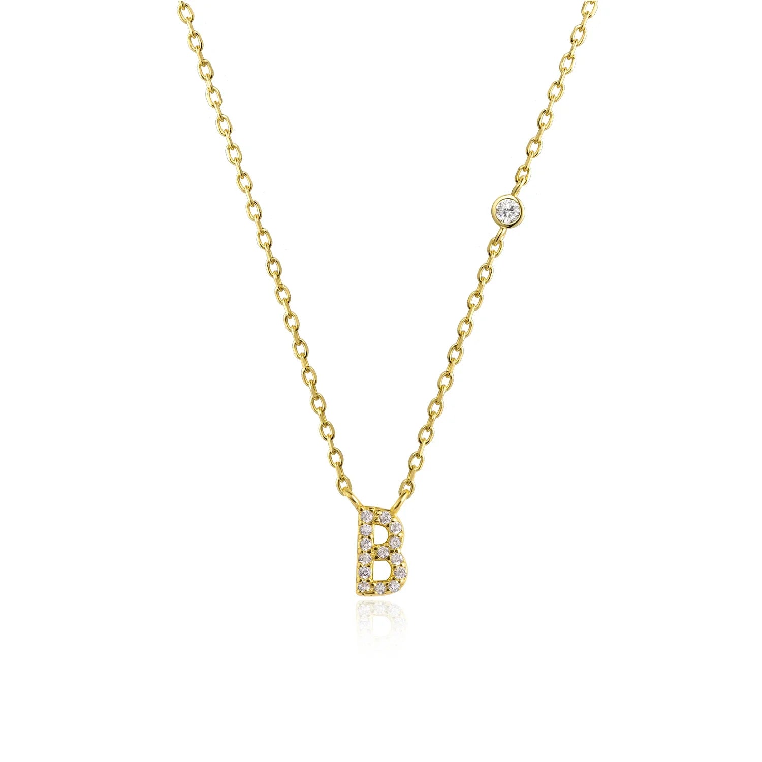 Mono Initial Necklace - Oreela