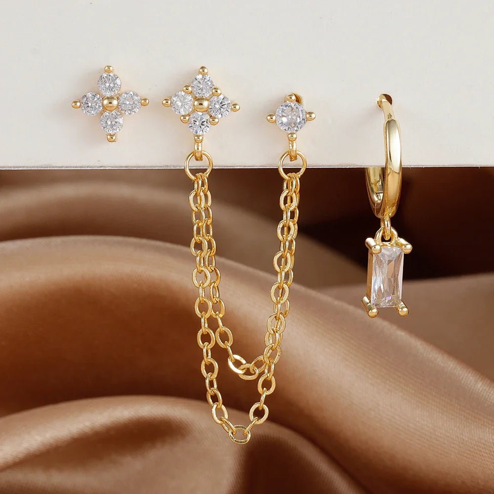 Birthstone Earrings Set - Oreela
