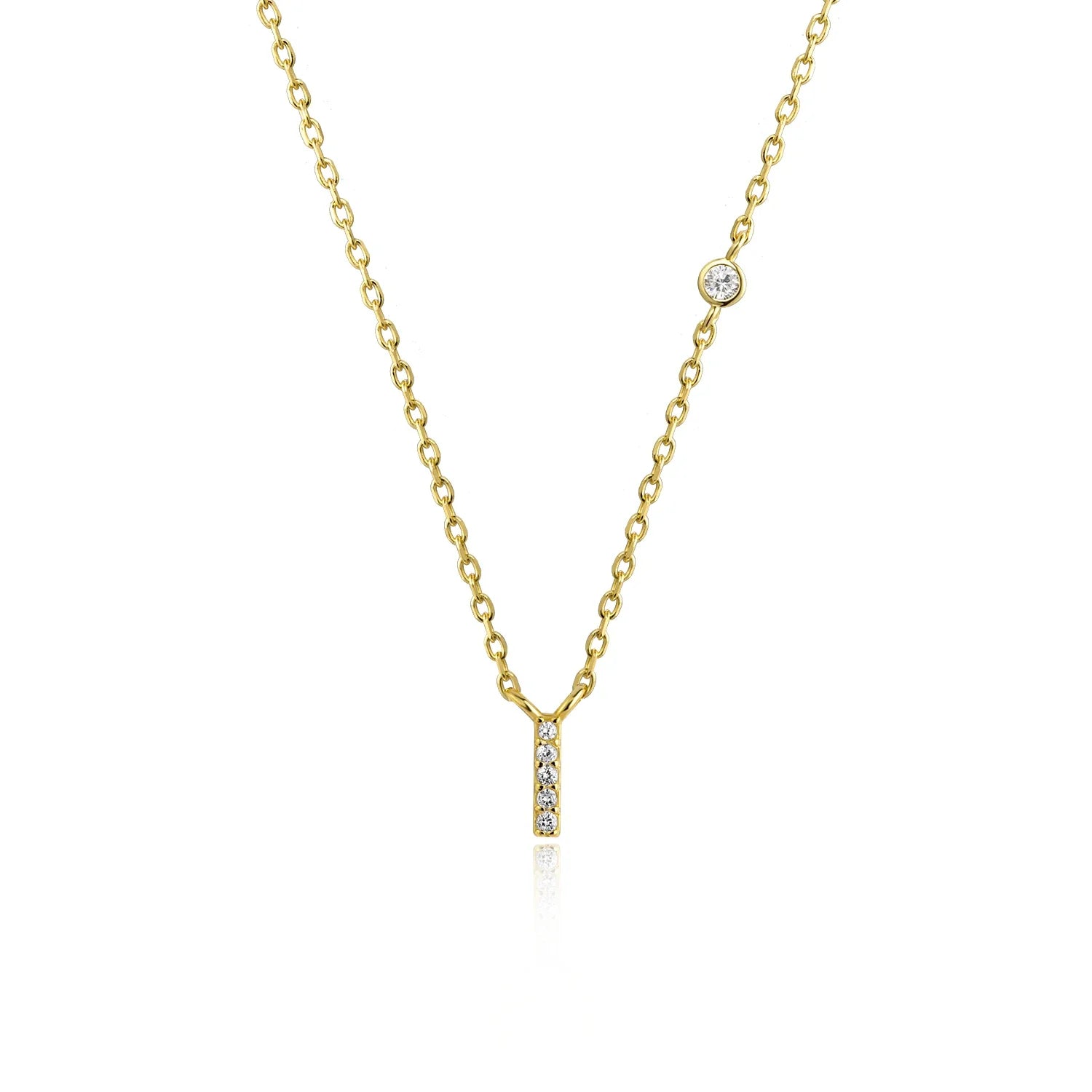 Mono Initial Necklace - Oreela