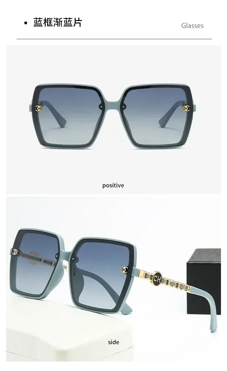 Fashion Sunglasses for Women. Polarized Large Frame Retrp Square  Glasses