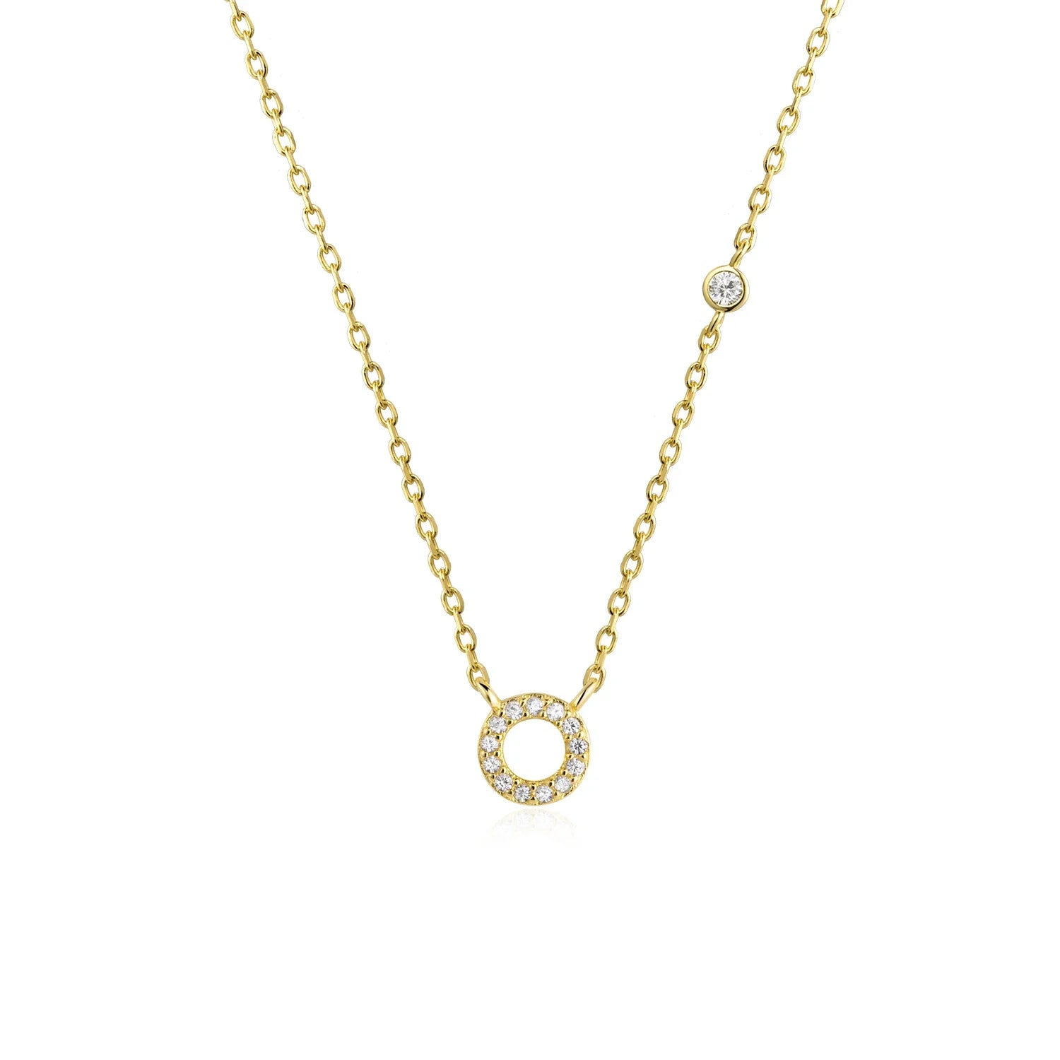 Mono Initial Necklace - Oreela