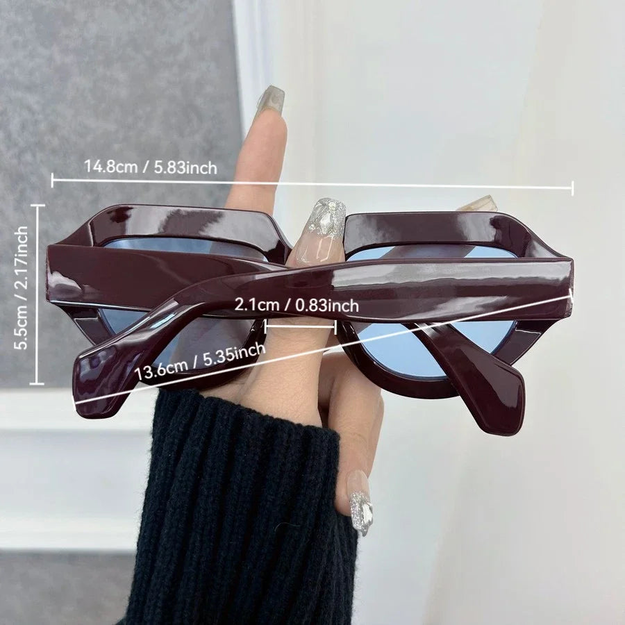 Casual Vintage Square Sunglasses For Women