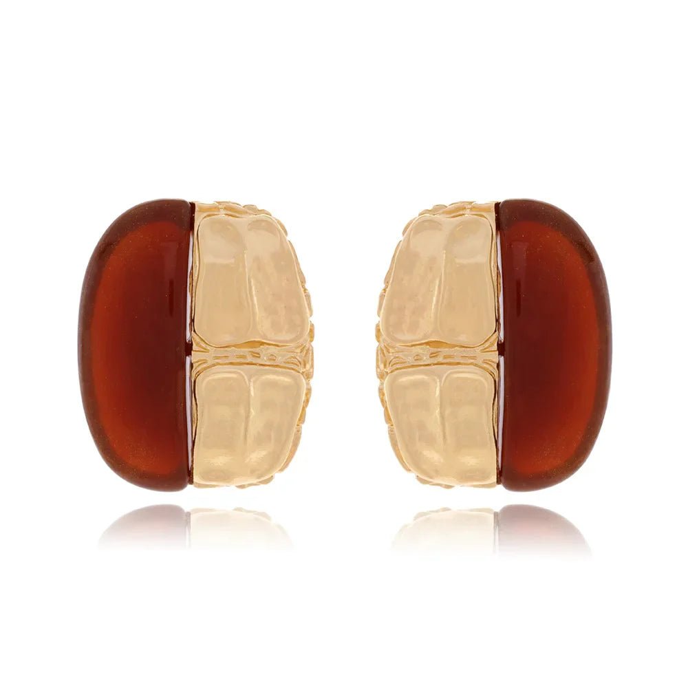 Geometric Stud Earrings - Oreela