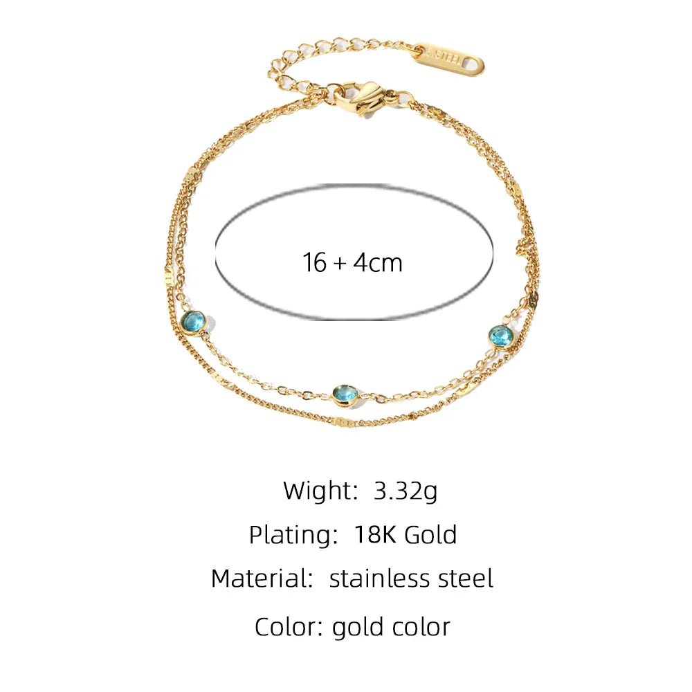 Ivy Double Layer Bracelet - Oreela