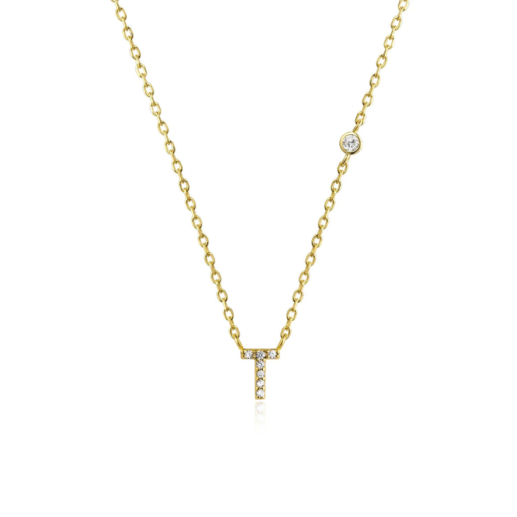 Mono Initial Necklace - Oreela