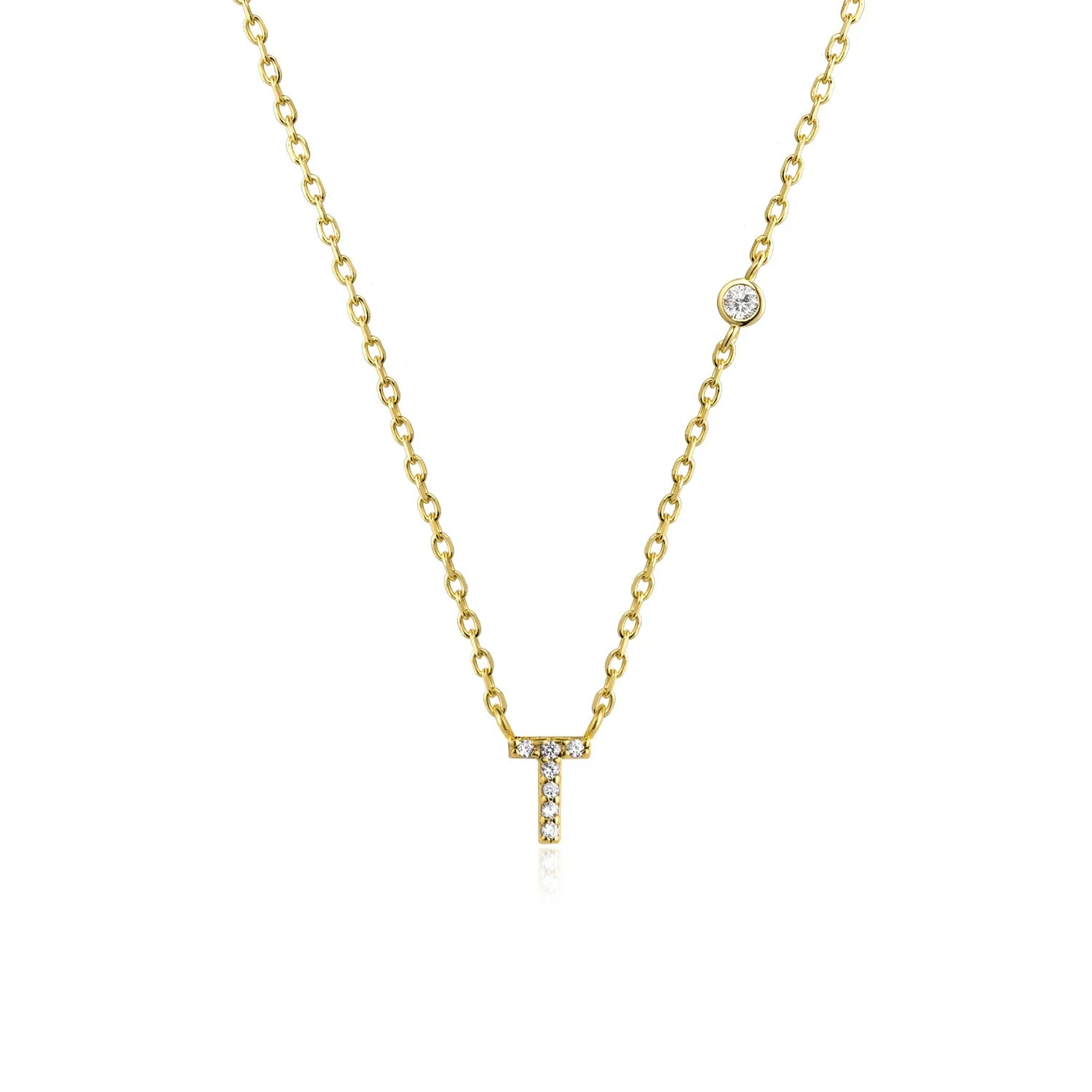 Mono Initial Necklace - Oreela