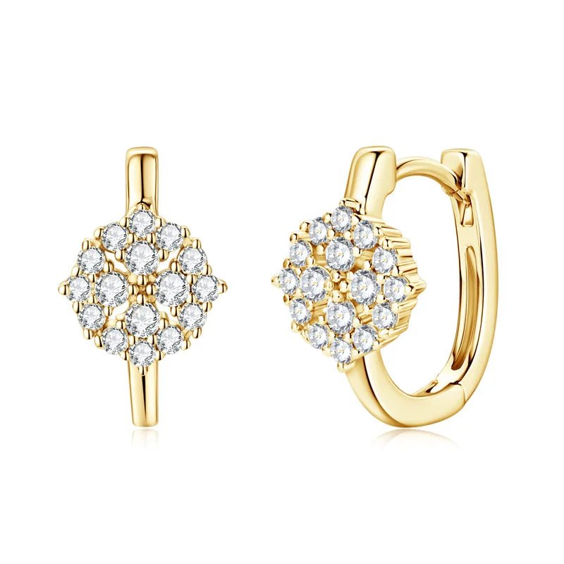 Sparkling Hoop Earrings - Oreela