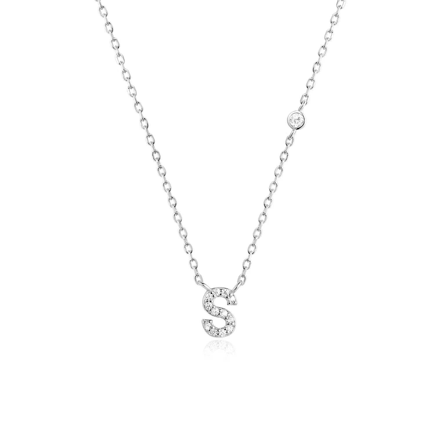 Mono Initial Necklace - Oreela