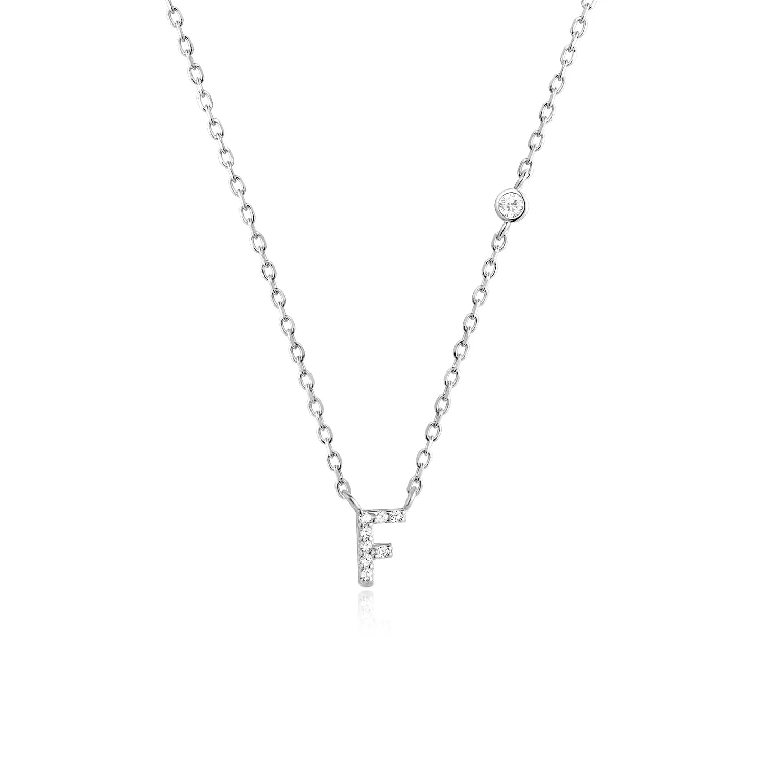 Mono Initial Necklace - Oreela