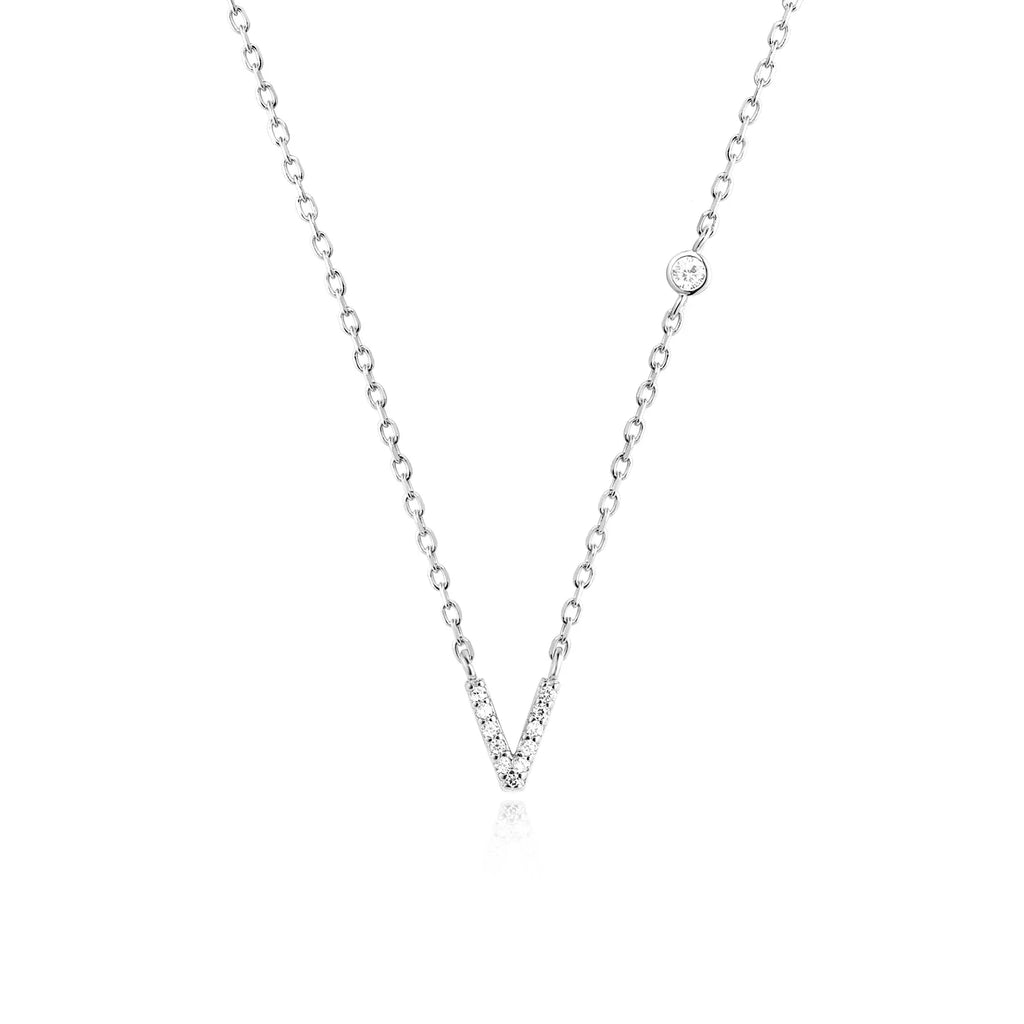 Mono Initial Necklace - Oreela