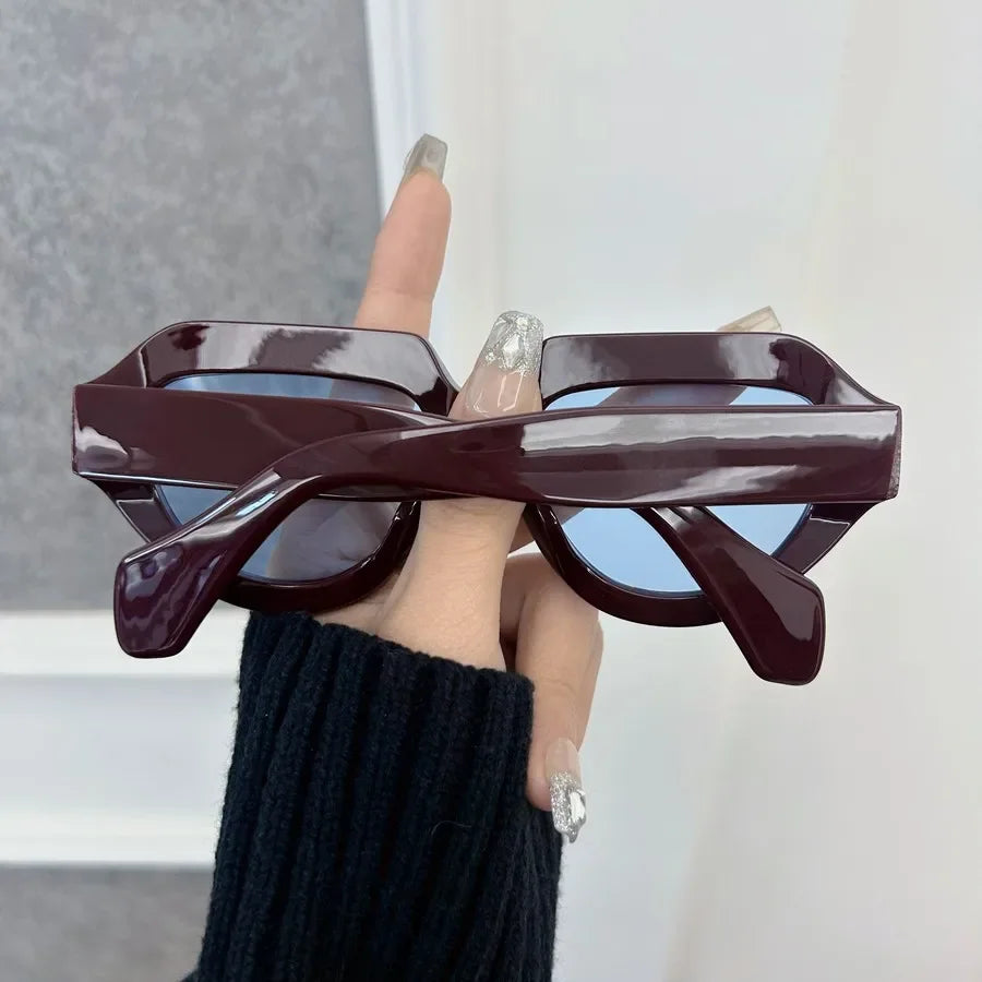 Casual Vintage Square Sunglasses For Women