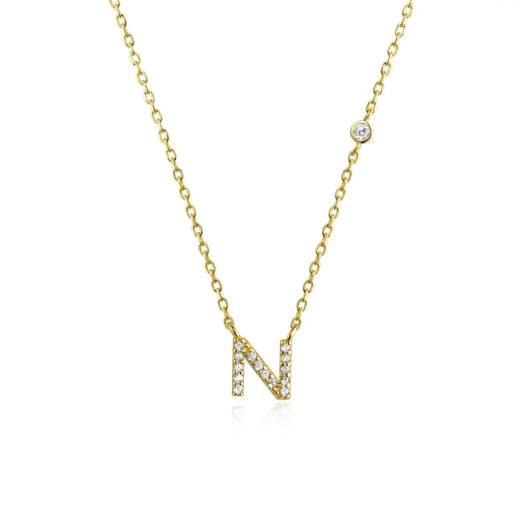 Mono Initial Necklace - Oreela