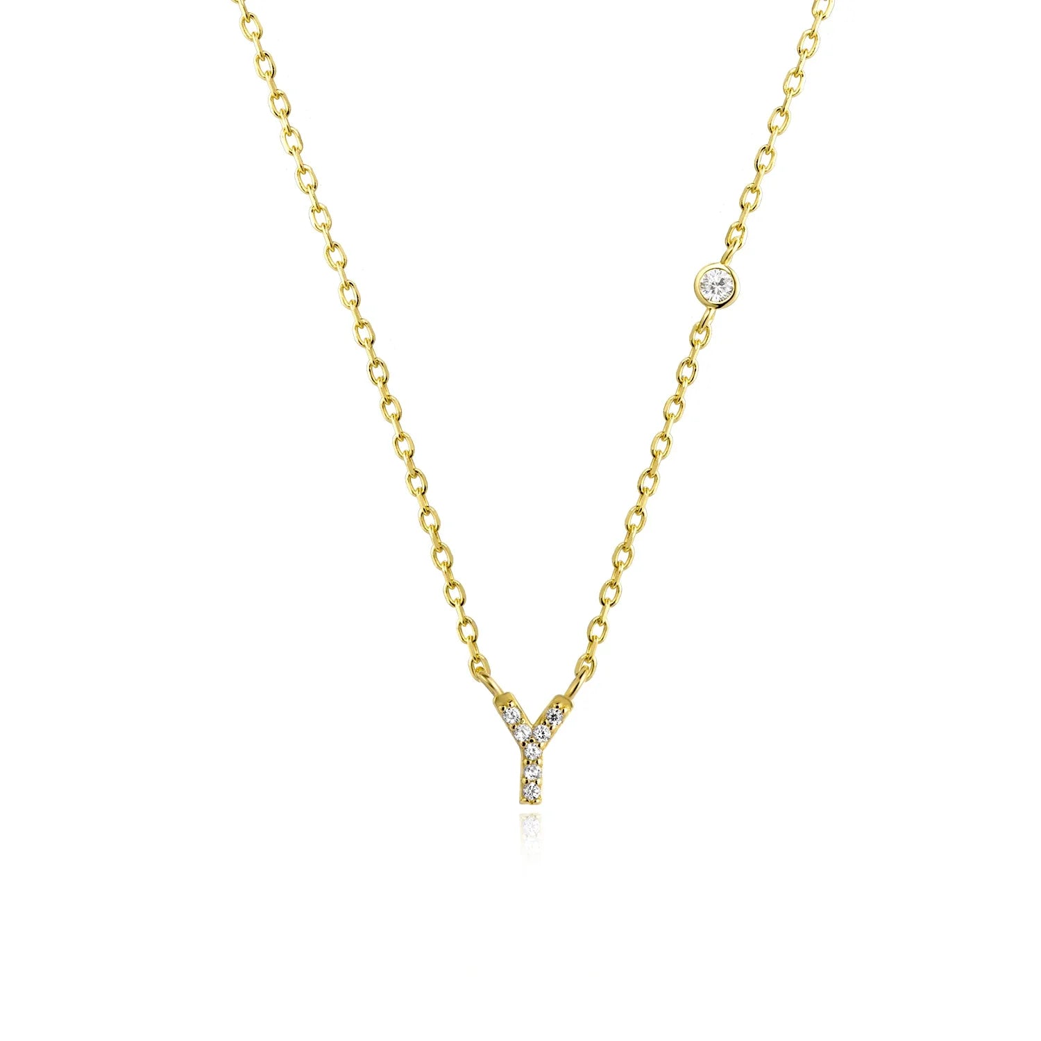 Mono Initial Necklace - Oreela